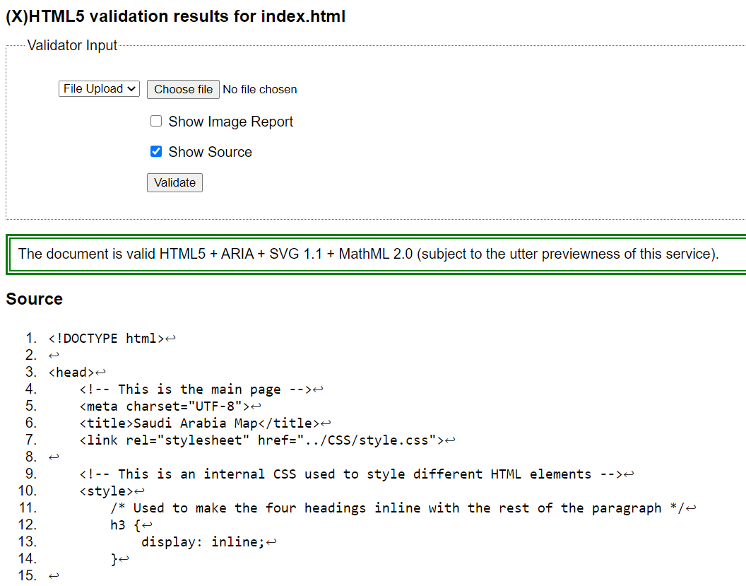 index Validator